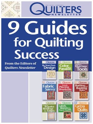 cover image of 9 Guides for Quilting Success